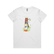 Ladies' Maple T-shirt Reading Girl 